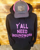 Y'all Need Groundwork ® black hoodie