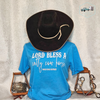 Lord Bless A Catty Cow Horse Aqua Tee